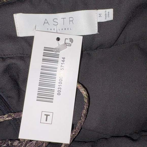 Nwt Astr Black Sheer Floral Maxi Dress - Picture 8 of 10